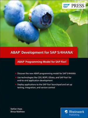 cover image of ABAP Development for SAP S/4HANA
